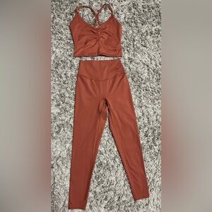 Gymshark  Activewear Set In Rose Brown